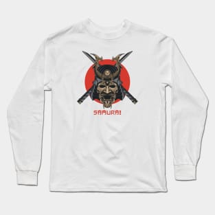 samurai warrior Long Sleeve T-Shirt